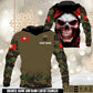 Personalized Swiss Soldier/Veteran Camo with Name and Rank Hoodie All Over Printed - 17660160