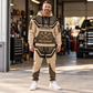 Mechanic hero half zip hoodie and jogger combo