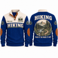 Pack It In Pack It Out – Navy hiking sports sweatshirt with flat printed artwork