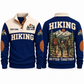 Better Together – Navy hiking sports sweatshirt with flat printed artwork