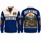 Collect Miles and Memories personalized hiking Sports Sweatshirt in Navy