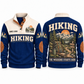 The Weekend Starts Here personalized hiking Sports Sweatshirt in Navy