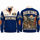 More Trails More Stories personalized hiking Sports Sweatshirt in Navy