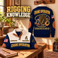 Crane Operator Rigging Knowledge Sports Sweatshirt in Navy, source-faithful garment artwork in a polished hook back and folded front composition, original sample name and year retained.