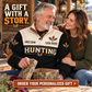 Keep the Tradition Alive | Hunting Personalized Sports Sweatshirt lifestyle mockup in Black