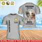 Personalized Ireland Soldier/Veteran Camo with Rank, Name and Year T-Shirt All Over Printed - 17733600