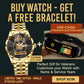 Personalized Ireland Soldier/ Veteran With Rank And Name Gentleman Crystal Metal Watch - 17442432