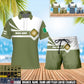 Personalized Ireland Soldier/Veteran with Rank, Year And Name Combo Polo + Short - 17462304