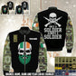 Ireland Military Veteran Bomber – Customizable Camouflage Jacket - 17580672