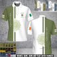 Personalized Ireland Soldier/Veteran Camo with Rank, Name And Year POLO All Over Printed - 17466624