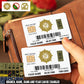 Personalized Ireland Soldier/ Veteran With Rank, Name And Year Aluminum Wallet Card - 17507232