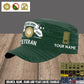 Personalized Ireland Soldier/ Veteran With Name, Year And Rank Military Cap - 17494272