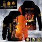 Personalized Ireland Soldier/ Veteran With Rank, Year And Name 3D Half-zip Hoodie - 17509824