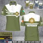 Personalized Ireland Soldier/Veteran Camo with Rank, Name And Year POLO All Over Printed - 17462304