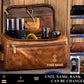 Personalized Ireland Soldier/ Veteran With Name And Rank Leather Toiletry Bag - 17555616