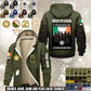 Personalized Ireland Soldier/ Veteran With Name, Year And Rank Hoodie Zip Velvet Coat - 17636832