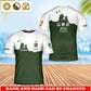 Personalized Ireland Soldier/Veteran Camo with Rank and Name T-Shirt All Over Printed - 17746560