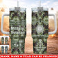 Personalized Ireland Veteran/ Soldier With Rank, Year And Name Camo Tumbler - 17745696