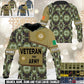 Personalized Ireland Soldier/Veteran Camo with Name and Rank Hoodie All Over Printed - 17539200
