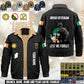 Personalized Ireland Soldier/ Veteran With Name And Rank Cargo Fleece Jacket - 17635968
