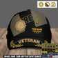 Personalized Name Year & Rank Ireland Soldier/Veterans Baseball Cap - 1759968004