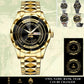 Personalized Ireland Soldier/ Veteran With Rank And Name Gentleman Crystal Metal Watch - 17446752