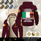 Personalized Ireland Soldier/ Veteran With Name, Year And Rank Hoodie Zip Velvet Coat - 17570304