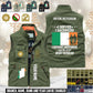 Personalized Ireland Soldier/ Veteran With Name & Rank Sleeveless Jacket Multicolor - 17633376