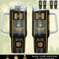 Personalized Ireland Veteran/ Soldier With Rank, Year And Name Camo Tumbler - 17434656