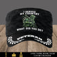 Personalized Ireland Soldier/ Veteran With Name, Year And Rank Military Cap -17496000