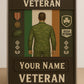 Personalized Ireland Soldier/ Veteran With Rank And Name Custom Shape Acrylic Plaque - 17472672