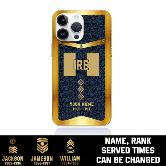 Personalized Ireland Soldier/Veterans With Rank And Name Phone Case Printed - 16919712