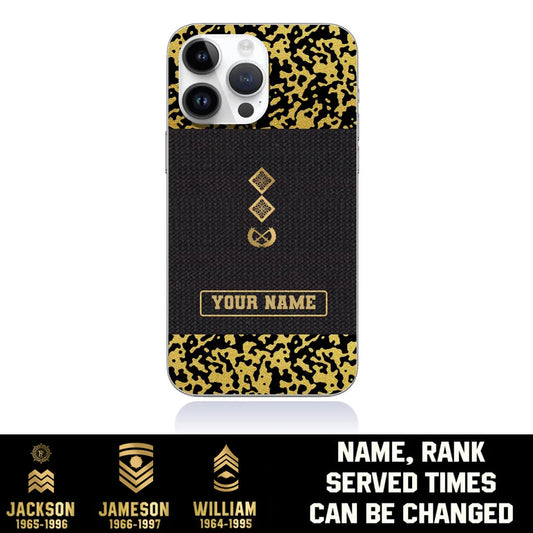 Personalized Ireland Soldier/Veterans With Rank And Name Phone Case Printed - 16947360