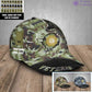 Personalized Rank, Year And Name Ireland Soldier/Veterans Camo Baseball Cap - 17170272