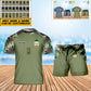 Personalized Ireland Soldier/ Veteran Camo With Name And Rank Combo T-Shirt + Short 3D Printed  - 16968960