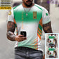 Personalized Ireland with Name and Rank Soldier/Veteran T-shirt All Over Printed - 17158176