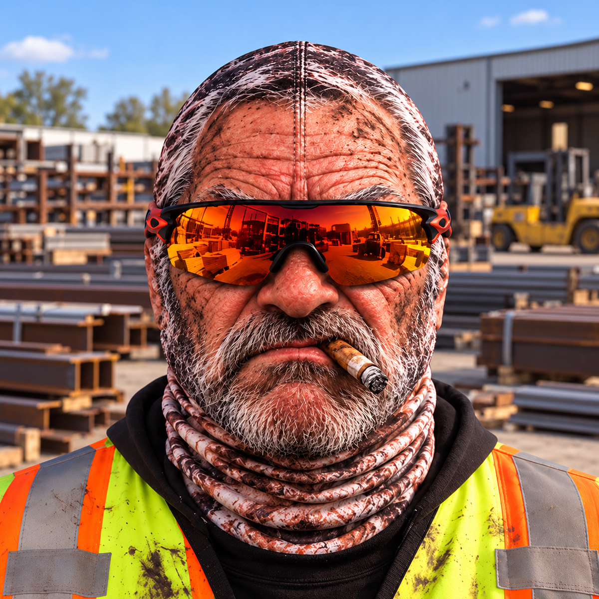 Ironworker funny face balaclava - Style 10