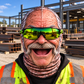 Ironworker funny face balaclava - Style 5