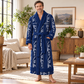 Personalized Ironworker Bathrobe - Workbench Stripes lifestyle view