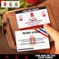 Personalized Italy Soldier/ Veteran With Rank, Name And Year Aluminum Wallet Card - 17471808
