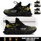 Personalized Italy Soldier/ Veteran With Name And Rank Men Sneakers - 17592768