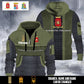 Personalized Italy Soldier/ Veteran With Rank And Name 3D Half-zip Hoodie - 17693856