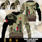 Personalized Italy Soldier/Veteran Camo with Name and Rank Hoodie All Over Printed - 17648064