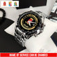 Personalized Name Italy Soldier/Veterans Men Quartz Wristwatch - 17683488