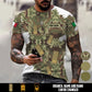 Personalized Italy Soldier/Veteran Camo with Name and Rank T-Shirt All Over Printed - 17665344