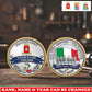 Personalized Italy Veteran/ Soldier With Rank,  Name And Year Challenge Coin - 17743104