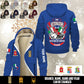 Personalized Italy Soldier/ Veteran With Name, Year And Rank Hoodie Zip Velvet Coat - 17646336