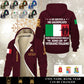 Personalized Italy Soldier/ Veteran With Name, Year And Rank Hoodie Zip Velvet Coat - 17570304