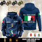 Personalized Italy Soldier/Veteran Vintage Hoodie All Over Printed - 1760400001
