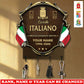 Personalized Italy Veteran/ Soldier With Rank, Year And Name Wooden Key Holder - 17757792
